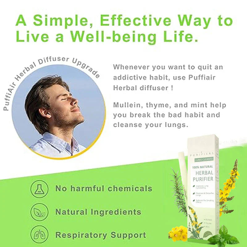 TAILEDEN™ Mullein Relaxation Stick – Soothes Lungs, Detoxifies, Freshens Breath
