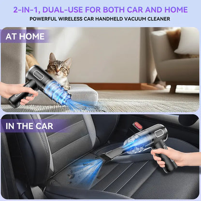 Final 3 Hours: 60%OFF🚀 High-Power 3-in-1 Handheld Vacuum – Car + Home + Pets