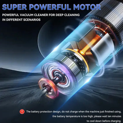 Final 3 Hours: 60%OFF🚀 High-Power 3-in-1 Handheld Vacuum – Car + Home + Pets