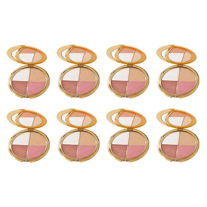 ⏰Last 3 hours 60% off🔥eye & cheek palette - eyeshadow and highlighter makeup (with Detachable Brush)